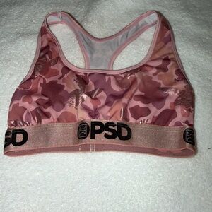 Women PSD Playboy Rosegold Sports Bra Size Small